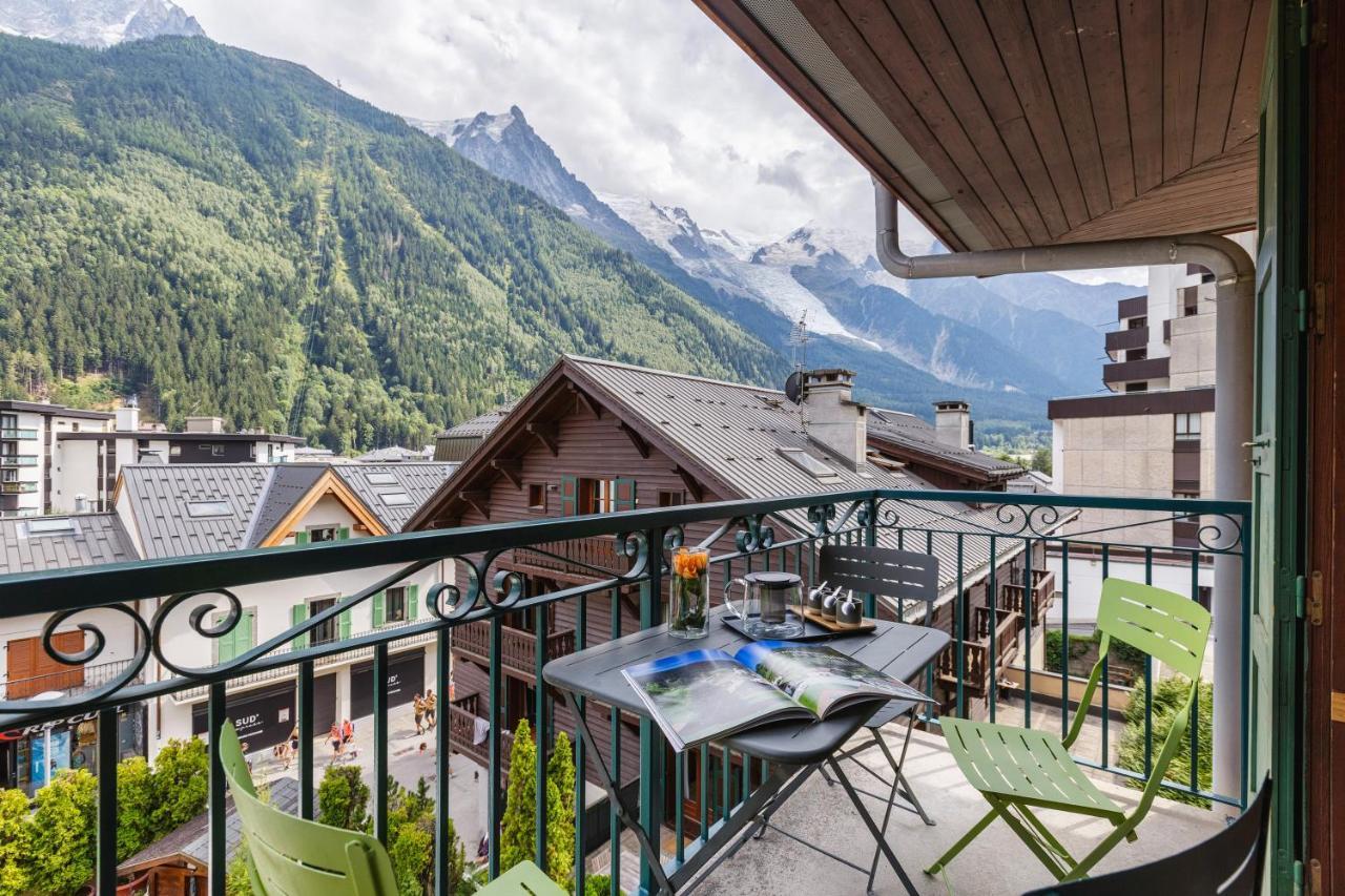 Central Duplex Apartment - Blanc Neige - Happy Rentals Chamonix Kültér fotó