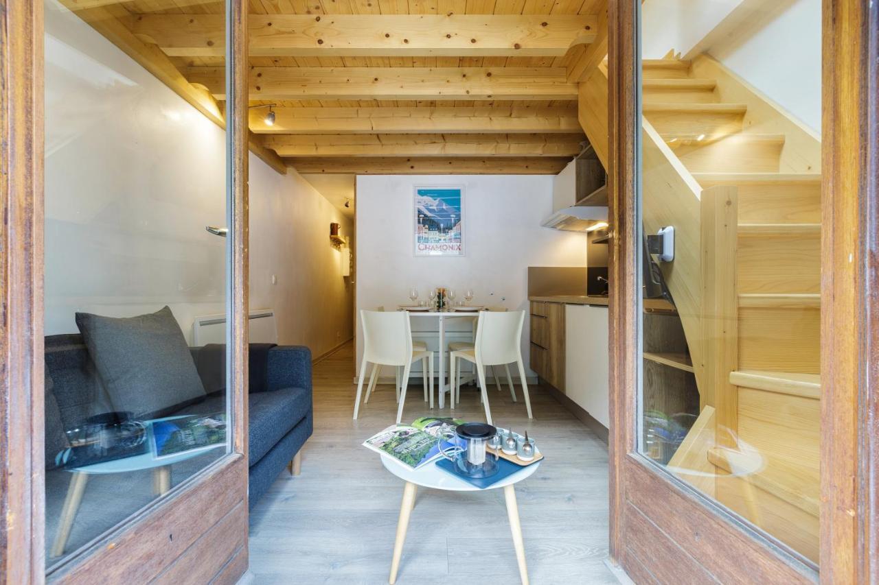 Central Duplex Apartment - Blanc Neige - Happy Rentals Chamonix Kültér fotó